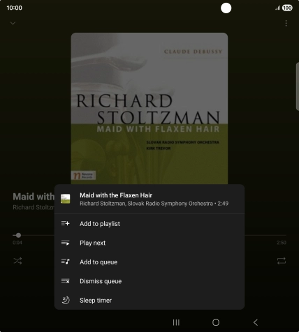 Press the add icon. Press the add icon.