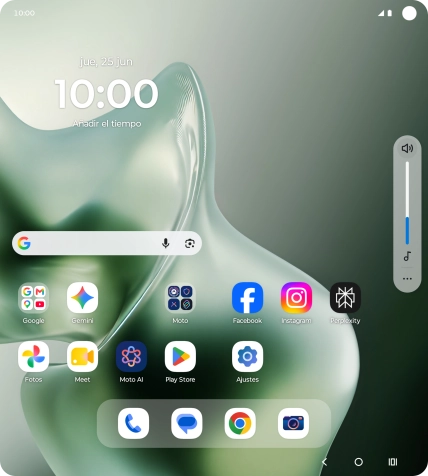 Pulsa el icono de modo de sonido las veces que sean necesarias para activar o desactivar el modo silencioso. Pulsa el icono de modo de sonido las veces que sean necesarias para activar o desactivar el modo silencioso.