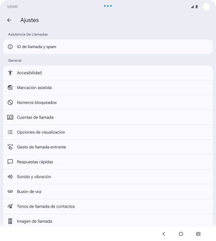Pulsa Cuentas de llamada. Pulsa Cuentas de llamada.