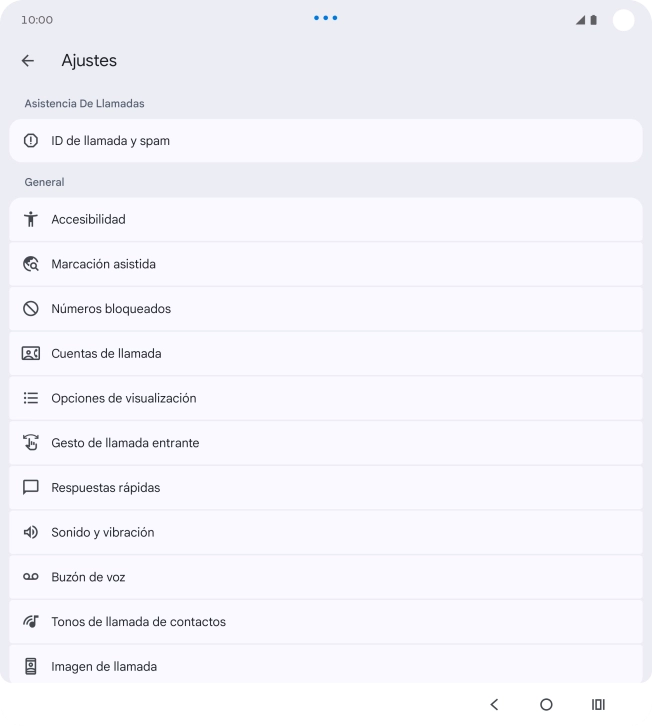 Pulsa Cuentas de llamada. Pulsa Cuentas de llamada.