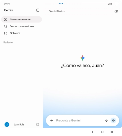 Pulsa el icono de perfil. Pulsa el icono de perfil.