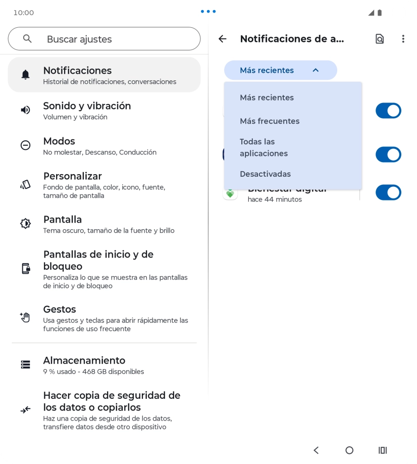 Pulsa Todas las aplicaciones.