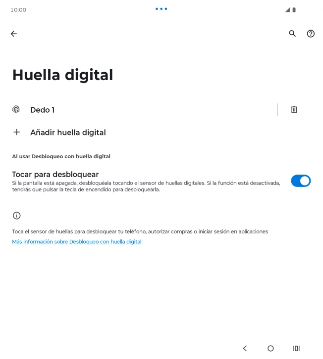 Pulsa la tecla de retroceso. Pulsa la tecla de retroceso.