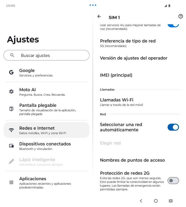Pulsa el indicador junto a Pulsa el indicador junto a