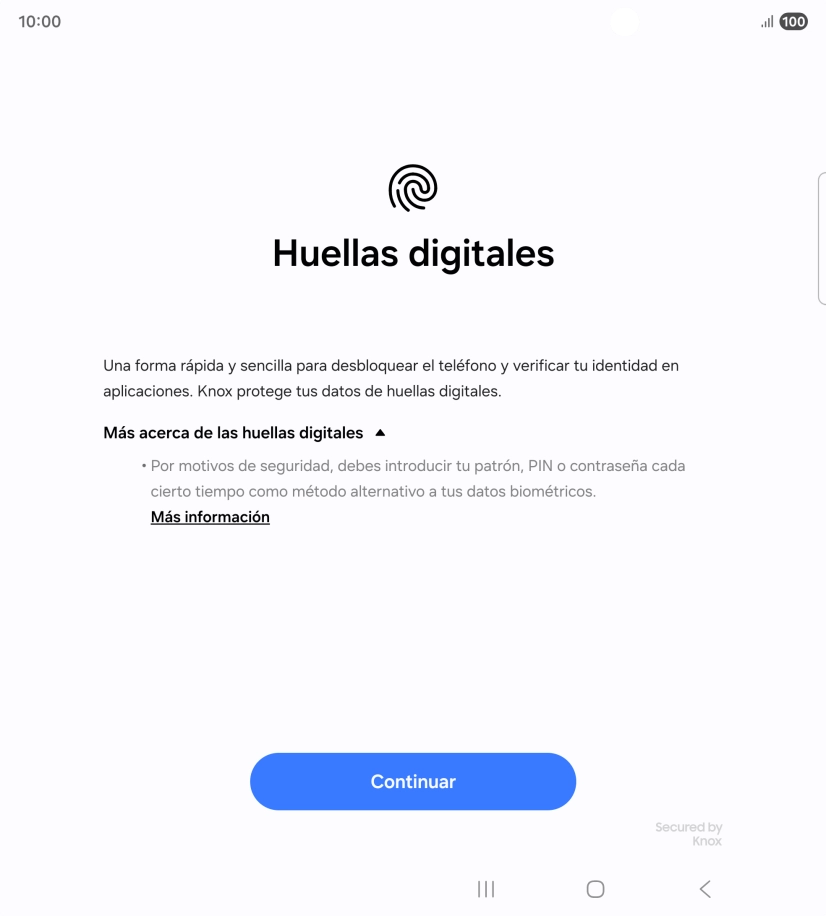 Pulsa Continuar. Pulsa Continuar.