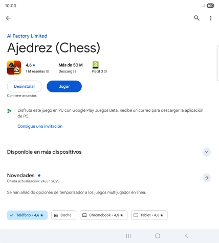 Pulsa Desinstalar.
