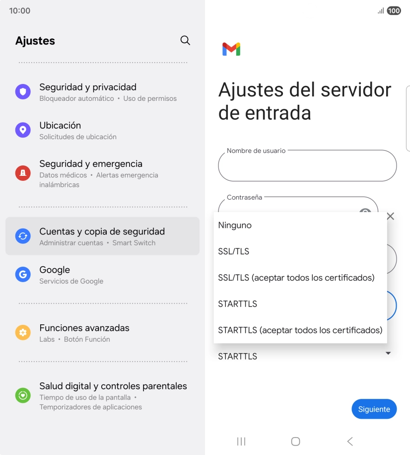 Pulsa SSL/TLS. Pulsa SSL/TLS.