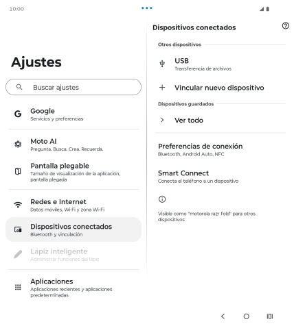 Pulsa Vincular nuevo dispositivo.