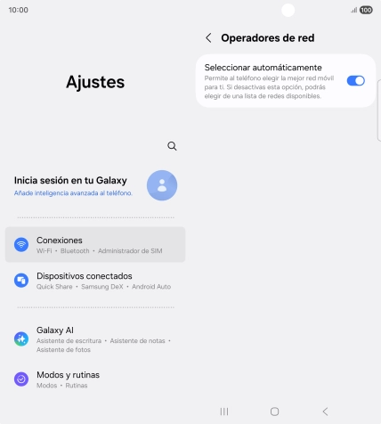 Pulsa el indicador junto a 