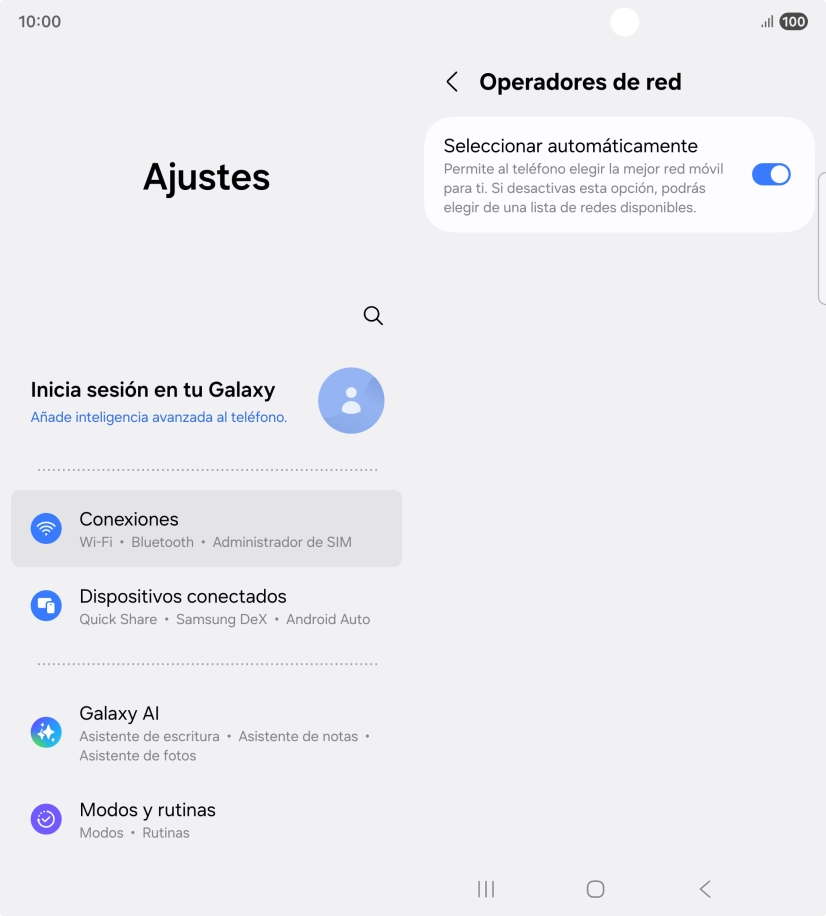 Pulsa el indicador junto a 