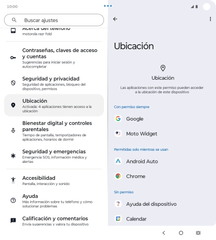 Pulsa la app deseada.