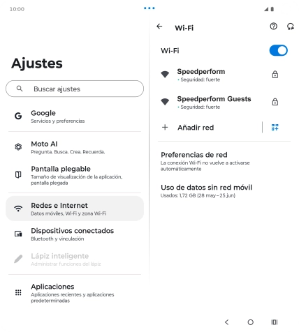 Pulsa la red wifi deseada. Pulsa la red wifi deseada.
