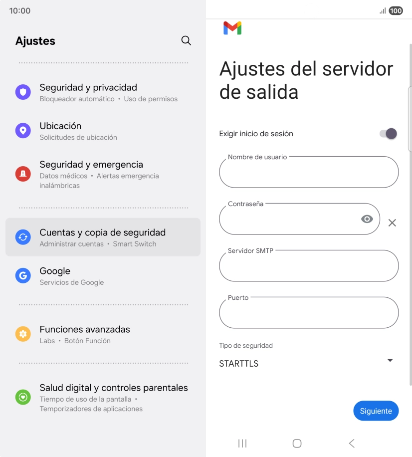 Pulsa el indicador junto a Pulsa el indicador junto a