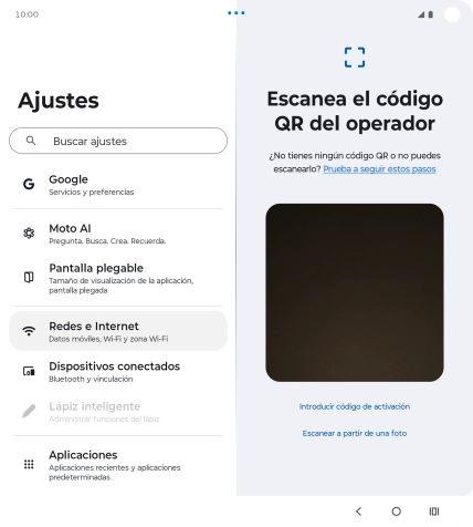 Coloca el código QR dentro del marco de la cámara del teléfono para escanearlo. Coloca el código QR dentro del marco de la cámara del teléfono para escanearlo.