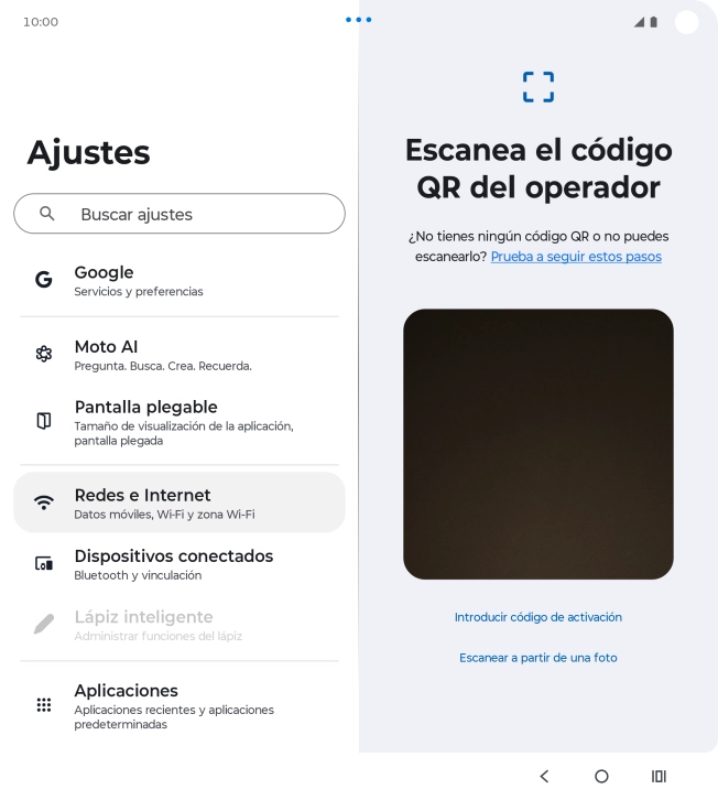 Coloca el código QR dentro del marco de la cámara del teléfono para escanearlo. Coloca el código QR dentro del marco de la cámara del teléfono para escanearlo.