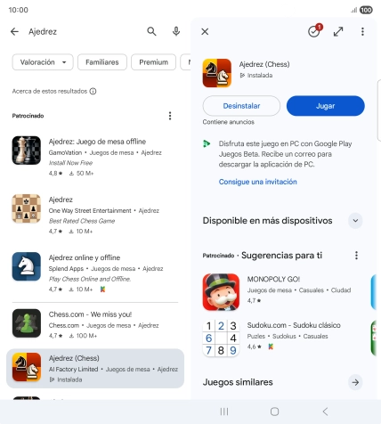 Pulsa la tecla de inicio para terminar y regresar a la pantalla de inicio. Pulsa la tecla de inicio para terminar y regresar a la pantalla de inicio.