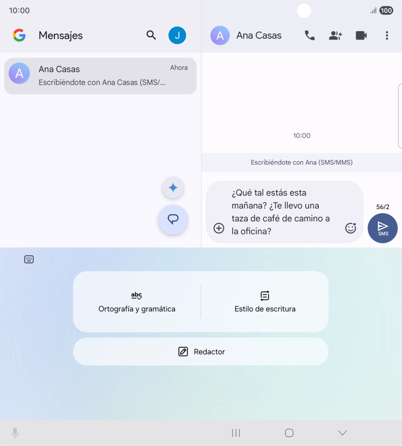 Para cambiar el estilo de escritura del texto, pulsa Estilo de escritura y sigue las indicaciones de la pantalla para utilizar la función. Para cambiar el estilo de escritura del texto, pulsa Estilo de escritura y sigue las indicaciones de la pantalla para utilizar la función.
