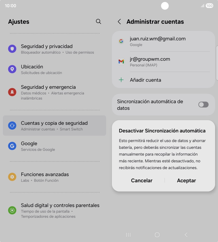 Pulsa Aceptar. Pulsa Aceptar.