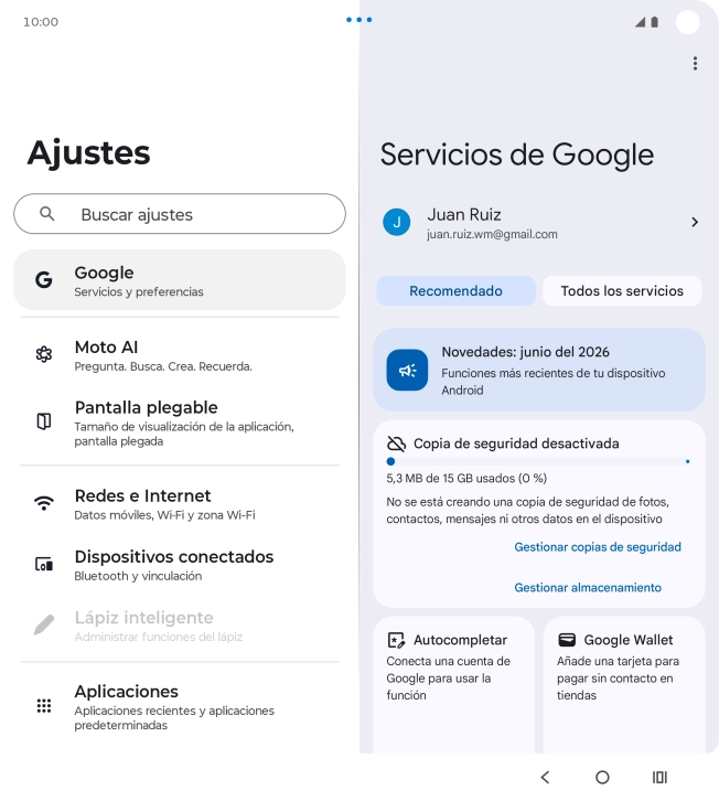 Pulsa Todos los servicios. Pulsa Todos los servicios.