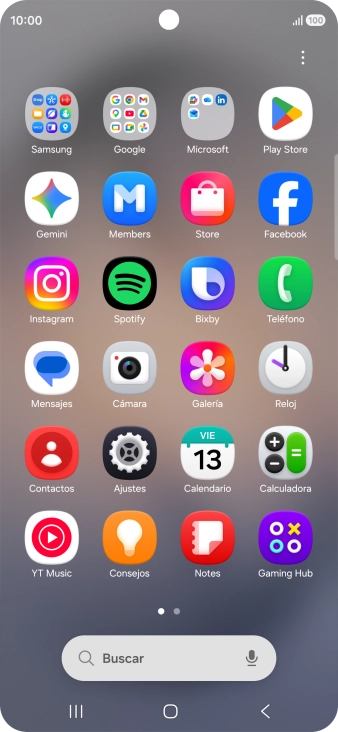 Pulsa Gemini. Si el teléfono lo solicita, sigue las indicaciones de la pantalla para activar la función.