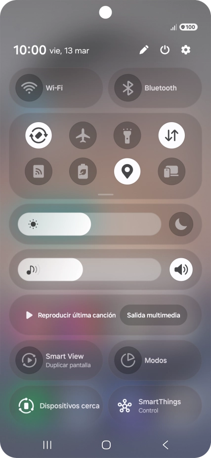 Pulsa el icono de ajustes.