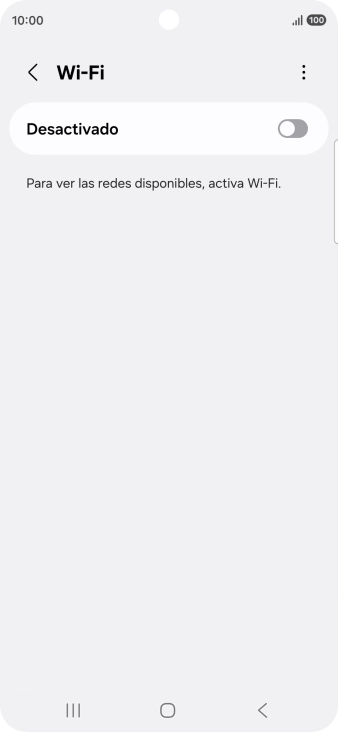 Pulsa el indicador para activar la función.