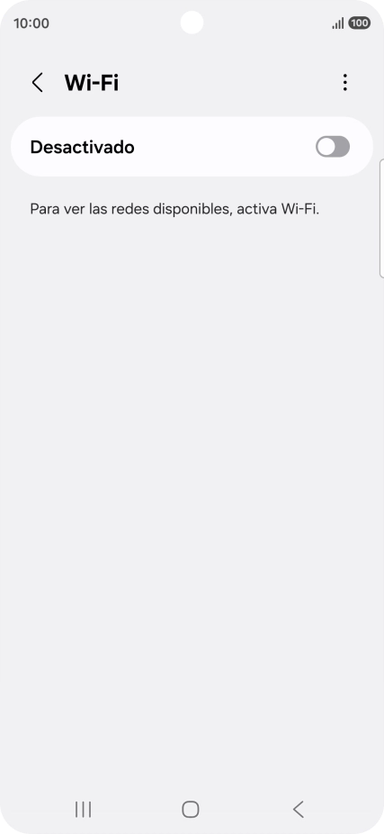 Pulsa el indicador para activar la función.