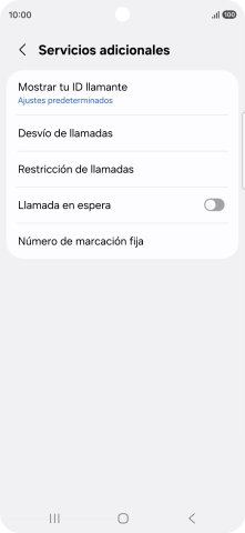 Pulsa el indicador junto a 