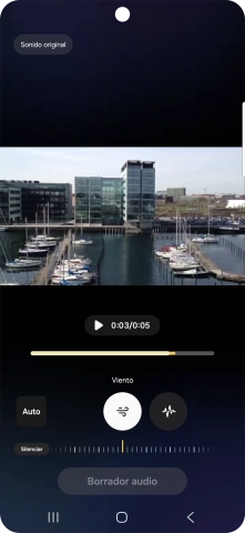 Pulsa el tipo de sonido deseado.