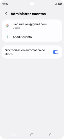 Pulsa Añadir cuenta.