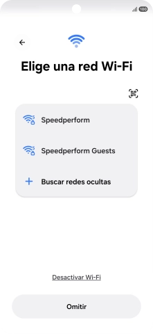 Pulsa la red wifi deseada.
