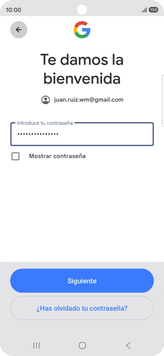Pulsa Siguiente.