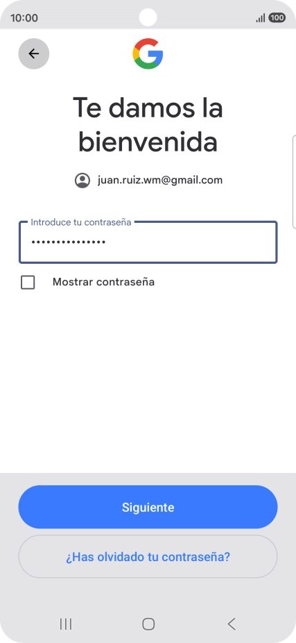 Pulsa Siguiente.