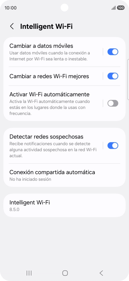 Pulsa el indicador junto a 