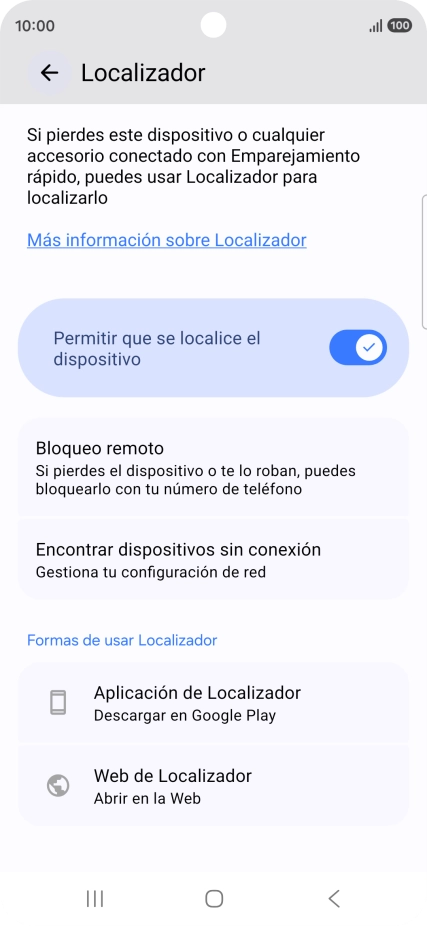Pulsa la tecla de inicio para terminar y regresar a la pantalla de inicio.