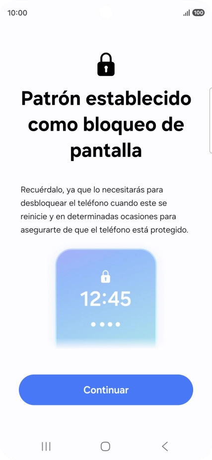 Pulsa Continuar.