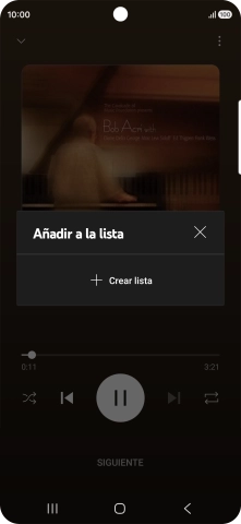 Pulsa Crear lista.