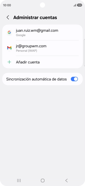 Pulsa la tecla de inicio para terminar y regresar a la pantalla de inicio.