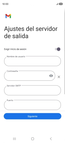 Pulsa el indicador junto a 