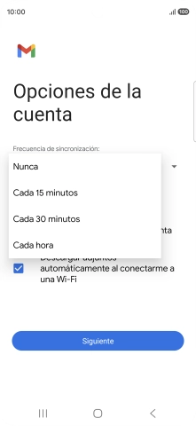 Pulsa el ajuste deseado.