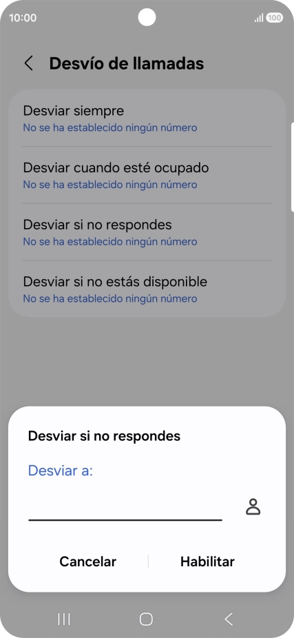 Introduce +34600132000 y pulsa Habilitar.