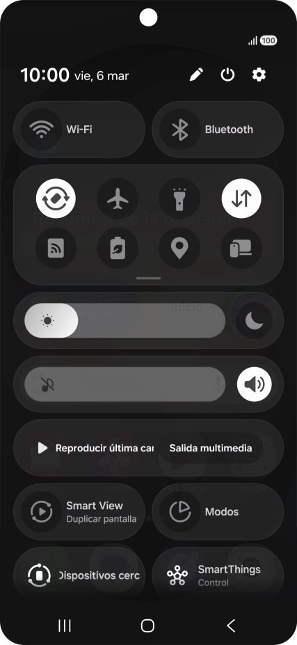 Pulsa el icono de ajustes.