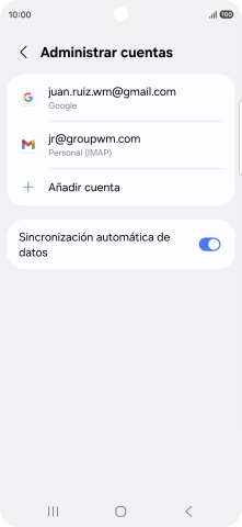 Pulsa la tecla de inicio para terminar y regresar a la pantalla de inicio.