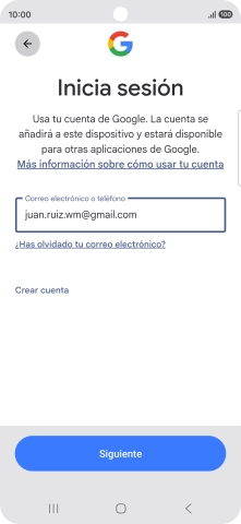 Pulsa Siguiente.