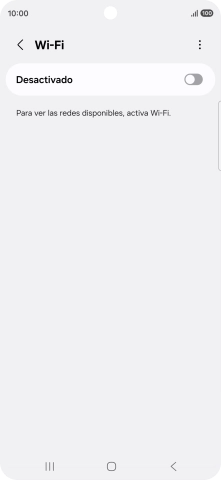 Pulsa el indicador para activar la función.