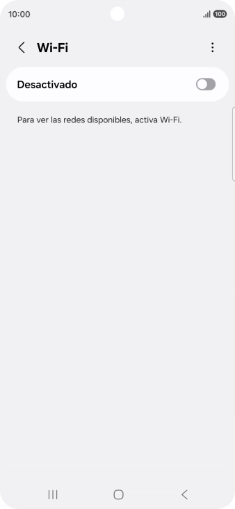 Pulsa el indicador para activar la función.