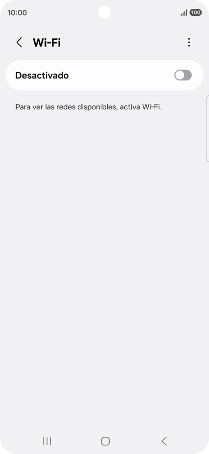 Pulsa el indicador para activar la función.