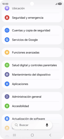 Pulsa Cuentas y copia de seguridad.