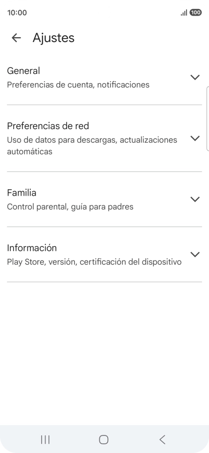 Pulsa Preferencias de red.