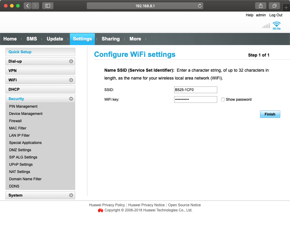 Click PIN Management.